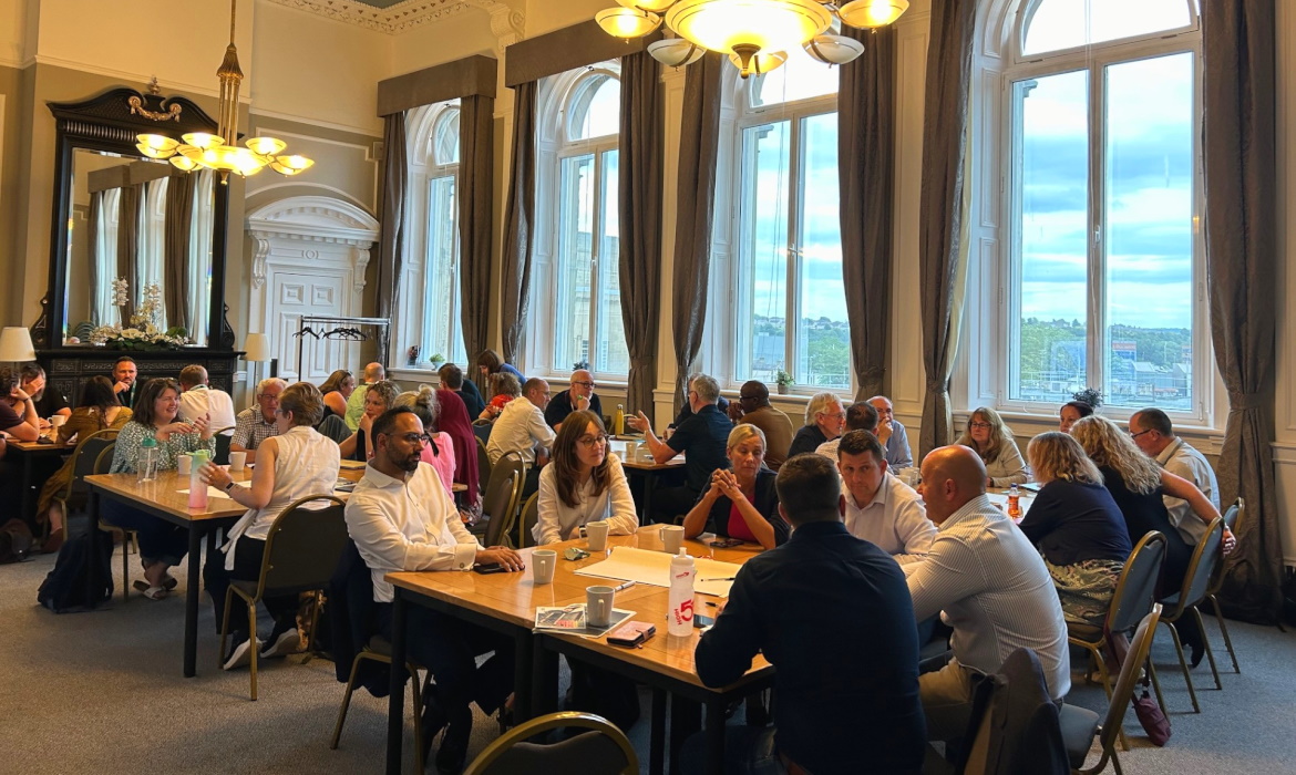 People taking part in a workshop